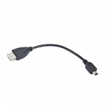 Кабель MiniUSB-OTG 2.0 Gembird 0.15m Black