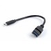 Кабель Type-C-OTG 3.0 Cablexpert 0.2m Black