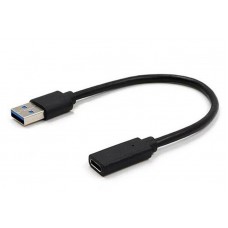 Адаптер USB-Type-C 0.1m 3.0 Cablexpert Black
