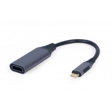 Адаптер Type-C-HDMI 4K 60 Гц Cablexpert 0.15m Black (A-USB3C-HDMI-01)