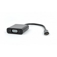 Адаптер Type-C-VGA Cablexpert 0.15m Black