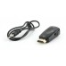 Адаптер HDMI-VGA-3.5мм Cablexpert Black