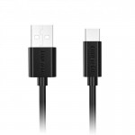 Кабель USB-Type-C Choetech 3A 1m Black (AC0002)