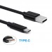 Кабель USB-Type-C Choetech 3A 1m Black (AC0002)