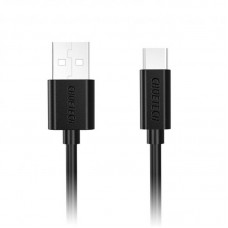 Кабель USB-Type-C Choetech 3A 1m Black (AC0002)