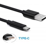 Кабель USB-Type-C Choetech 3A 2m Black (AC0003)