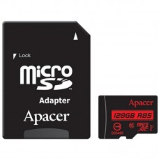 Карта памяти MicroSDHXC 128GB UHS-I Class 10 Apacer + Adapter SD (AP128GMCSX10U5-R)