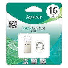 Флешка USB 2.0 16GB Apacer AH111 Silver/Crystal (AP16GAH111CR-1)