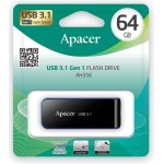 Флешка USB 3.1 64GB Apacer AH356 Black (AP64GAH356B-1)