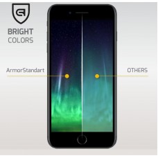 Защитное стекло Armorstandart 3D Full Glue Soft Edge для iPhone SE 2020 Black (ARM49732-GSE-BK)