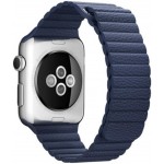 Ремінець ArmorStandart Leather Loop для Apple Watch 42 (Series 11-10)/41/40/38 Blue (ARM51669)