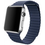 Ремінець ArmorStandart Leather Loop для Apple Watch 42 (Series 11-10)/41/40/38 Blue (ARM51669)