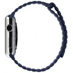 Ремінець ArmorStandart Leather Loop для Apple Watch 42 (Series 11-10)/41/40/38 Blue (ARM51669)