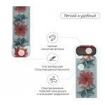 Браслет металлический Armorstandart Milanese Loop для Apple Watch 42mm 44mm Flower Fuchsia (ARM52960