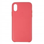 Чехол накладка Armorstandart PU Leather для iPhone XS X Peony/Pink (ARM53577)
