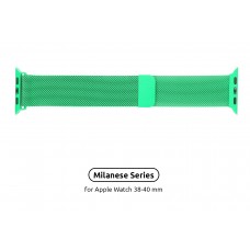 Браслет Metal Armorstandart Milanese Loop для Apple Watch 38mm 40mm Green (ARM54388)