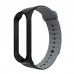 Ремешок TPU Armorstandart Sport для Xiaomi Mi Band 3 Black/Grey (ARM54514)