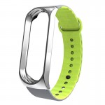Ремешок TPU Armorstandart Sport для Xiaomi Mi Band 3 Silver/Green (ARM54516)