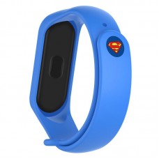 Ремешок TPU Armorstandart Superhero Edition для Xiaomi Mi Band 4 3 Superman Blue (ARM55071)