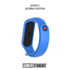 Ремешок TPU Armorstandart Superhero Edition для Xiaomi Mi Band 4 3 Superman Blue (ARM55071)