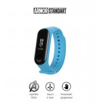 Ремешок TPU Armorstandart Superhero Edition для Xiaomi Mi Band 4 3 Captain Marvel Blue (ARM5