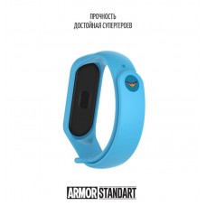 Ремешок TPU Armorstandart Superhero Edition для Xiaomi Mi Band 4 3 Captain Marvel Blue (ARM5