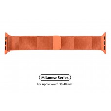 Браслет Metal Armorstandart Milanese Loop для Apple Watch 38mm 40mm Orange (ARM55248)