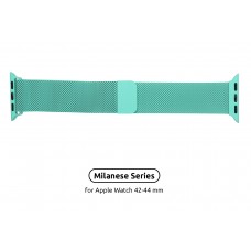 Браслет Metal Armorstandart Milanese Loop для Apple Watch 42mm 44mm Mint Green (ARM55260)