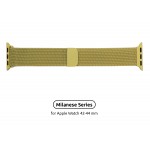 Браслет Metal Armorstandart Milanese Loop для Apple Watch 42mm 44mm Yellow (ARM55261)