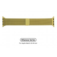 Браслет Metal Armorstandart Milanese Loop для Apple Watch 42mm 44mm Yellow (ARM55261)