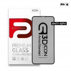 Защитное стекло Armorstandart Icon 3D Full Glue Anti-spy для iPhone 11 Pro XS X Black (ARM56126-GI3D