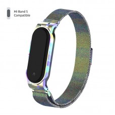 Браслет Metal Armorstandart Milanese Magnetic Band для Xiaomi Mi Band 6 5 Rainbow (ARM56851)
