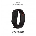 Ремешок TPU Armorstandart Superhero Edition для Xiaomi Mi Band 7 6 5 Deadpool Black (ARM57071)