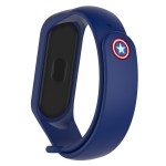 Ремешок TPU Armorstandart Superhero Edition для Xiaomi Mi Band 7 6 5 Captain America Blue (ARM57108)