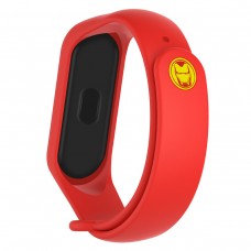 Ремешок TPU Armorstandart Superhero Edition для Xiaomi Mi Band 7 6 5 Iron Man Red (ARM57109)