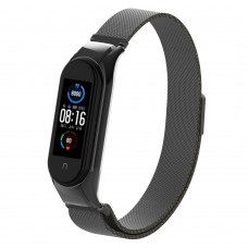 Браслет Metal Armorstandart Milanese Magnetic для Xiaomi Mi Band 6 5 Black (ARM57181)