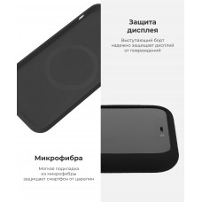 Чехол накладка TPU Armorstandart Solid Series для Apple iPhone 12 Mini Black (ARM57518)