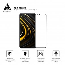 Защитное стекло Armorstandart Pro для Xiaomi Poco M3 Black (ARM57956)