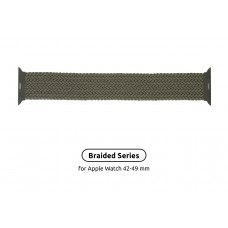 Ремешок Nylon Armorstandart Braided Solo Loop для Apple Watch 49/46/45/44/42 Inverness Green Size 10 (172 mm) (ARM58077)