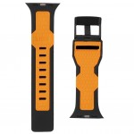 Ремешок TPU UAG HC Civilian Watch Strap для Apple Watch 38mm 40mm Black/Orange