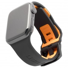 Ремешок TPU UAG HC Civilian Watch Strap для Apple Watch 38mm 40mm Black/Orange