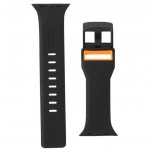 Ремешок TPU UAG HC Civilian Watch Strap для Apple Watch 38mm 40mm Black/Orange