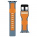 Ремешок TPU UAG HC Civilian Watch Strap для Apple Watch 38mm 40mm Slate/Orange