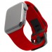 Ремешок TPU UAG HC Civilian Watch Strap для Apple Watch 38mm 40mm Red/Black