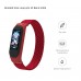 Ремешок Nylon Armorstandart Braided Solo Loop для Xiaomi Mi Band 4 5 6 Red size L (ARM58762)