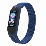Ремешок Nylon Armorstandart Braided Solo Loop для Xiaomi Mi Band 4 5 6 Blue size M (ARM58764)