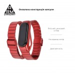 Ремешок Metal Armorstandart Band Link 603 для Xiaomi Mi Band 6 5 Red (ARM59068)