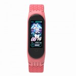 Ремешок Nylon Armorstandart Braided Solo Loop для Xiaomi Mi Band 4 5 6 Pink size S (ARM59181)