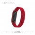 Ремешок Nylon Armorstandart Braided Solo Loop для Xiaomi Mi Band 4 5 6 Red size S (ARM59182)