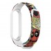 Ремешок TPU Armorstandart Superhero для Xiaomi Mi Band 7 6 5 DP Comix White (ARM59252)